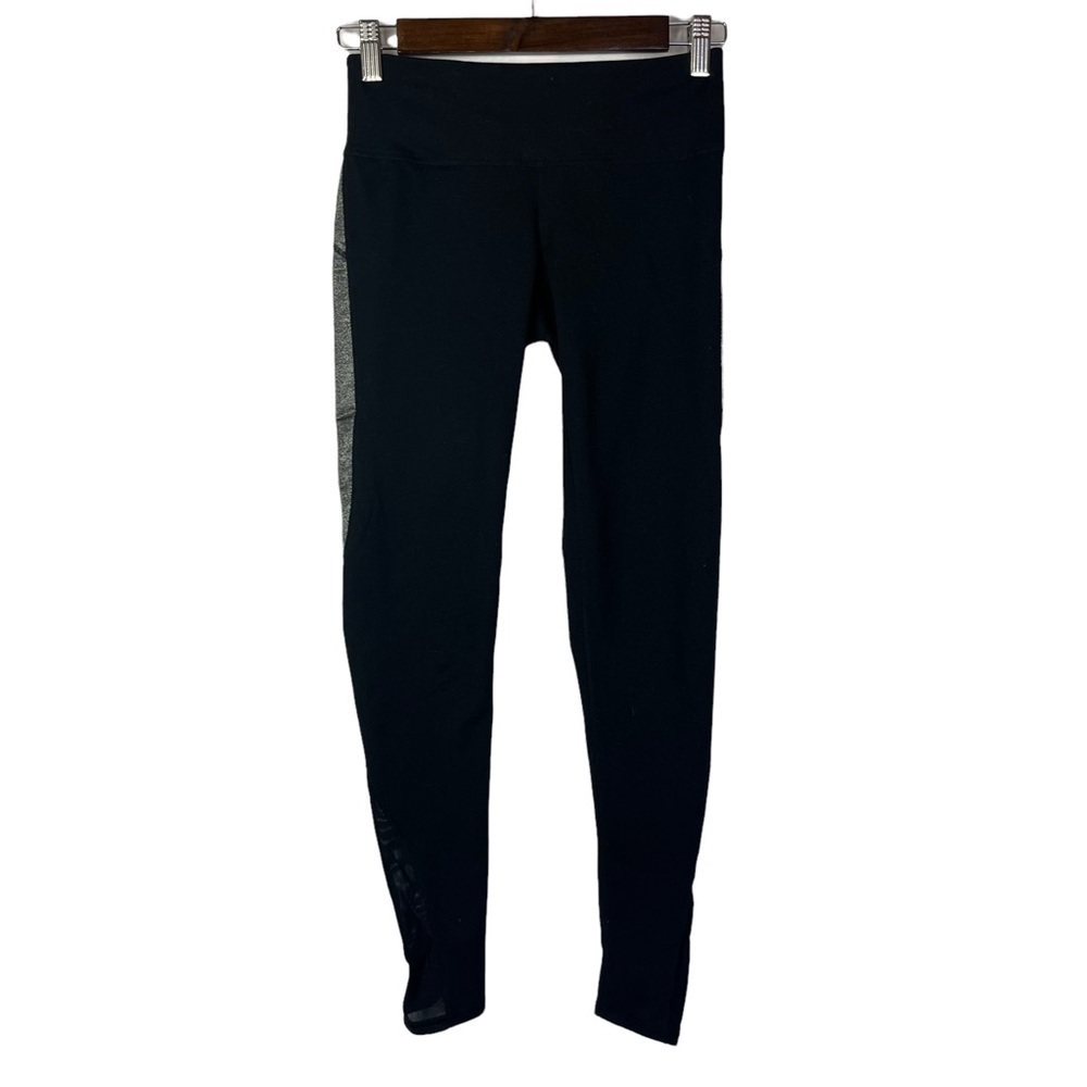 Zella Black &‎ Silver Trim 7/8 Athletic Pants XS